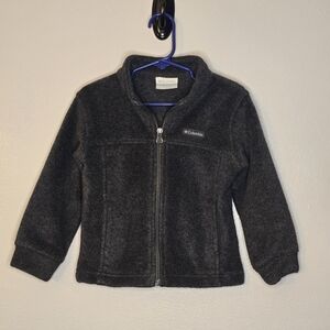 Columbia Charcoal Full-Zip Fleece Toddler Jacket